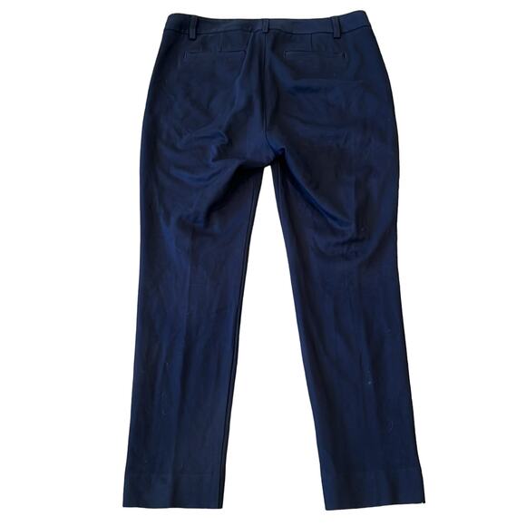 CAbi Women's Ava Slim Ankle Stretch Trouser Pant Navy Size 12 - Picture 3 of 9
